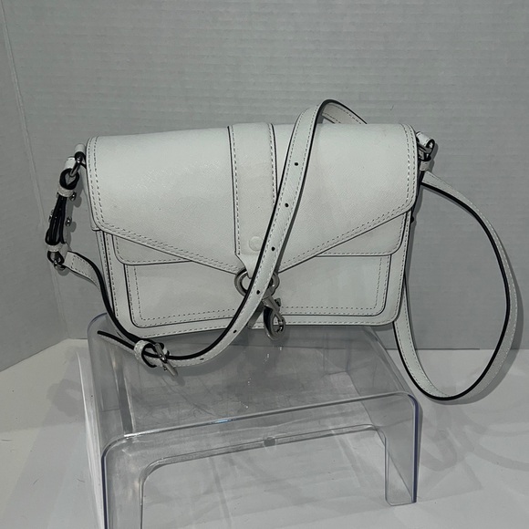Rebecca Minkoff Hudson‎ Moto Mini White Crossbody - Picture 9 of 9